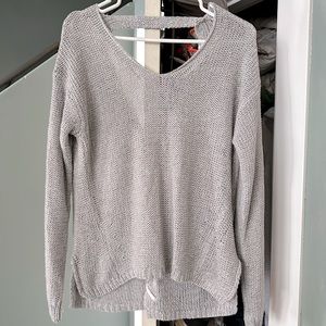 Gray sweater